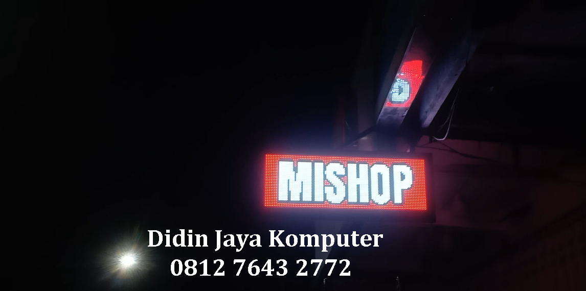 <p>Running text yang berukuran 36x100cm dengan menggunakan jenis led RGB bolak-balik. Kami menggunakan jenis led yang tahan disegala cuaca dan yang terkena air hujan maupun panas tidak rusak sehingga cocok dipasangkan untuk outdoor. Garansi satu tahun, free pemasangan dan juga free ongkir.</p>